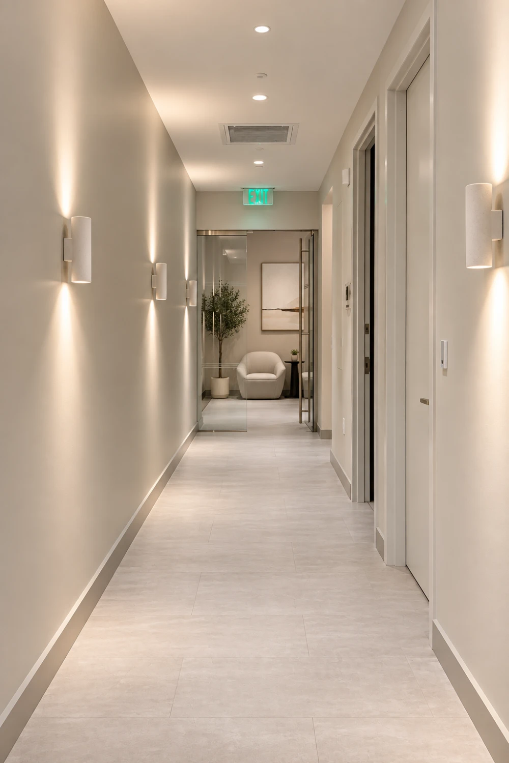 The hallway at Greenwich Medical Partners